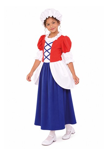 Girl's Betsy Ross Dress Costume | Historical Costumes