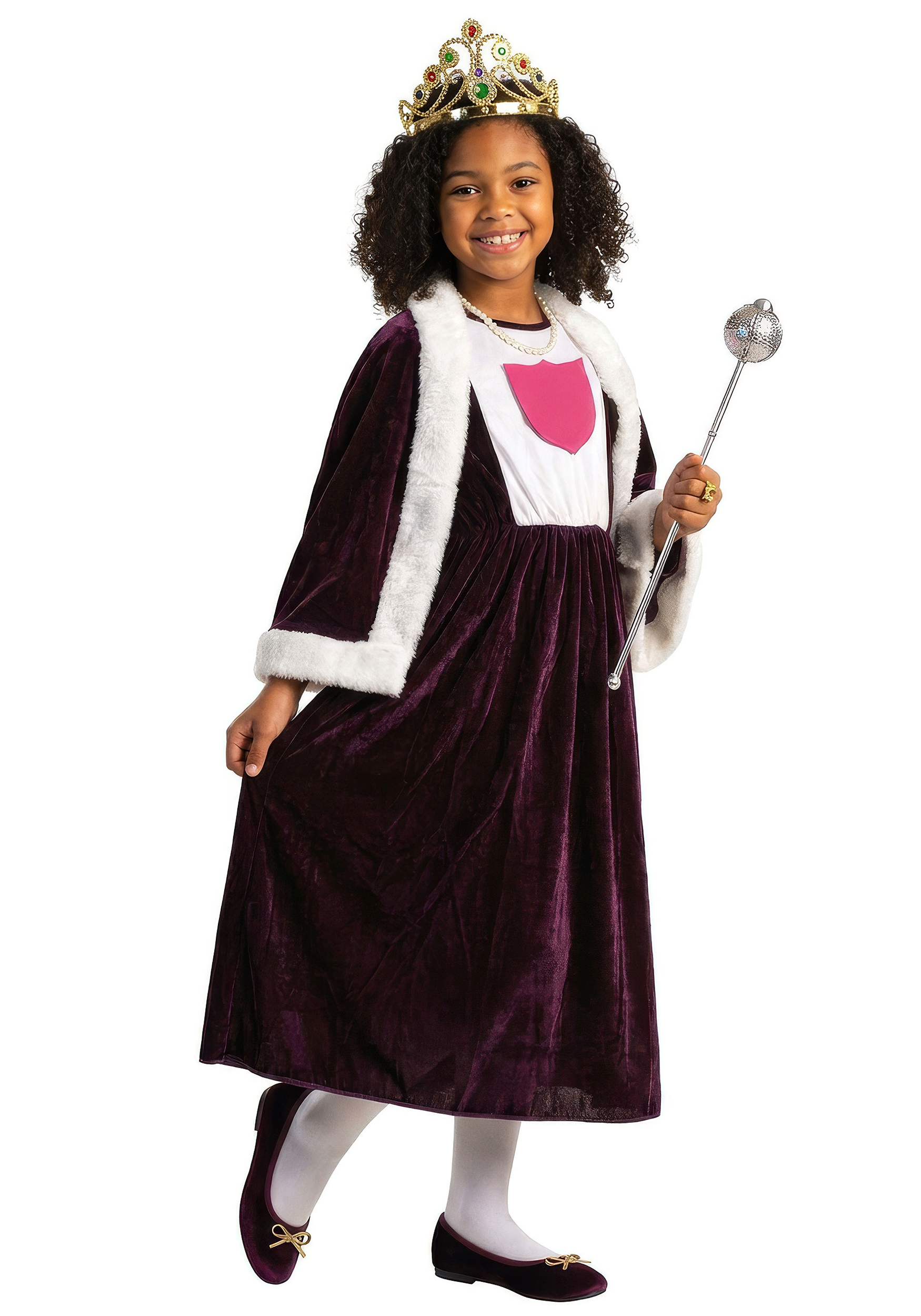 Girl's Royal Queen Dress Costume | Storybook Costumes