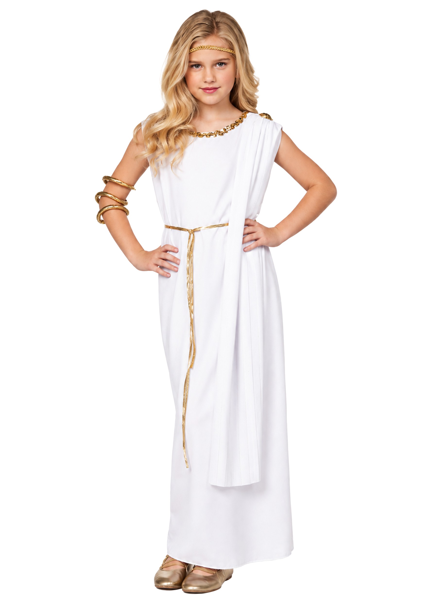 Girl's Goddess Athena Costume | Historical Costumes