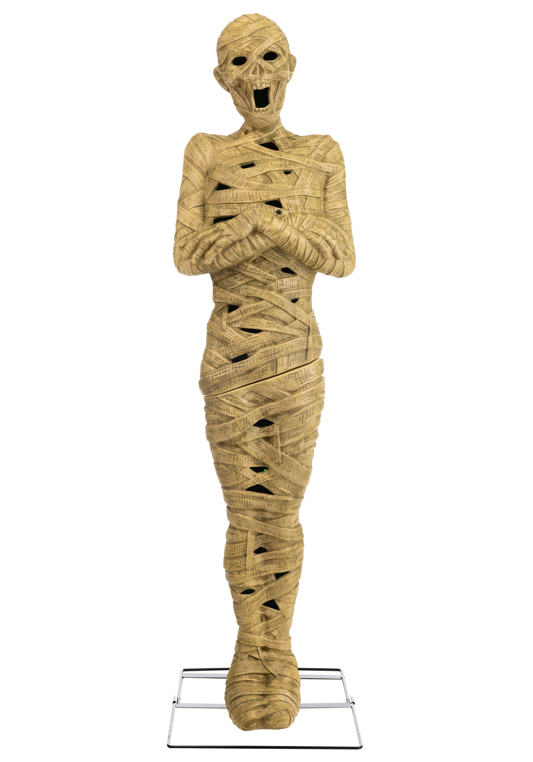 6FT Animatronic Fiery Fahir the Muted Mummy Decoration | Animatronics