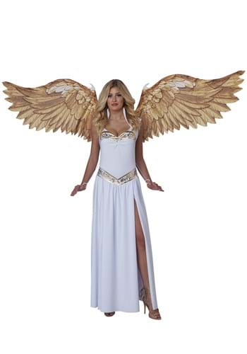Adult Large Gold Cosplay Angel Wings | Angel Accessories