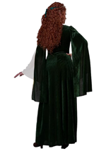 Women's Plus Size Elven Renaissance Queen Costume Alt 2