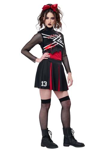 Slashers Cheerleader Women's Costume | Sports Costumes