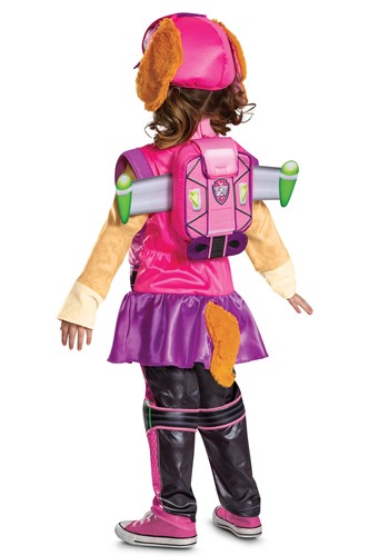 Girl's Paw Patrol Dino Movie Deluxe Skye Costume | Movie Costumes