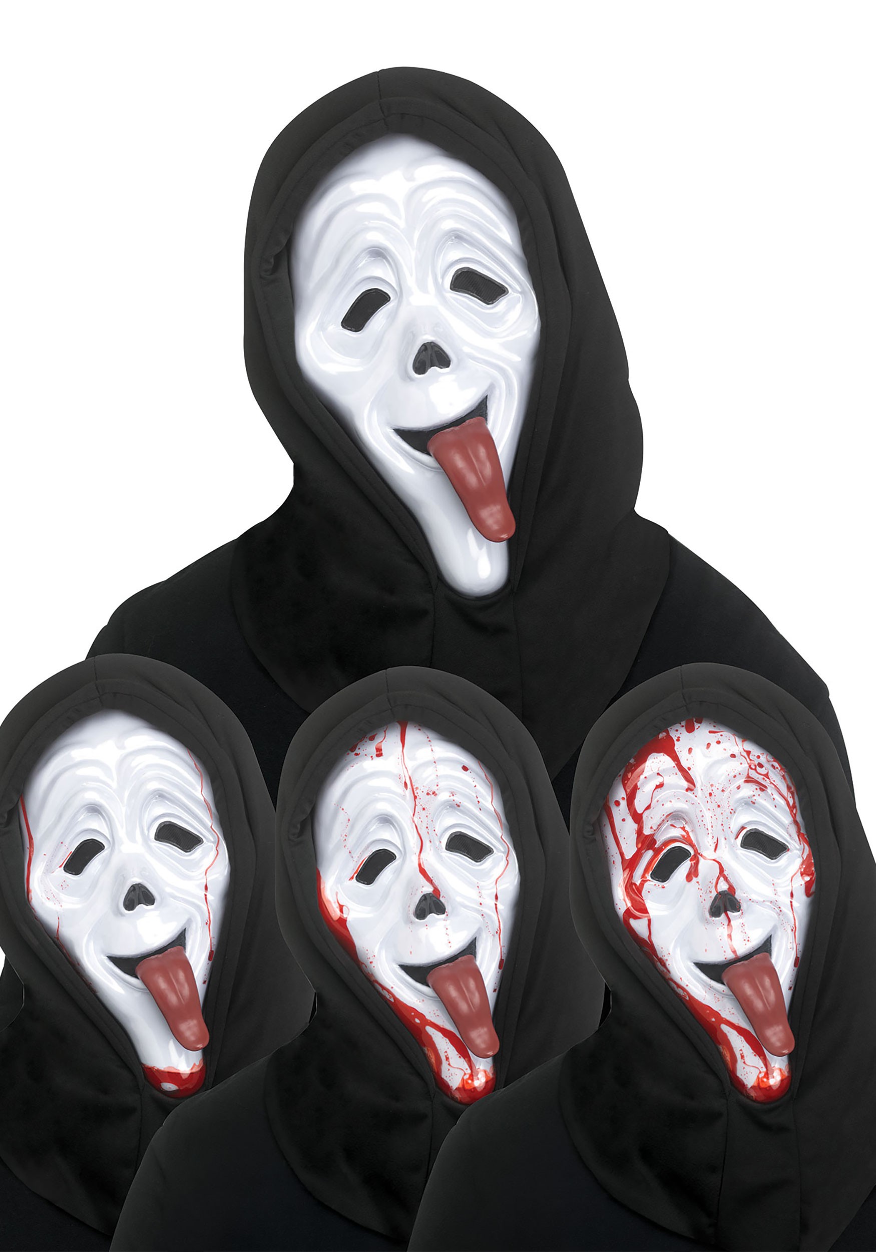 Scary Movie Wassup Bleeding Costume Mask for Adults | Movie Accessories