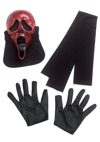 Adult Ghost Face Midnight Red Costume | Scream Costumes