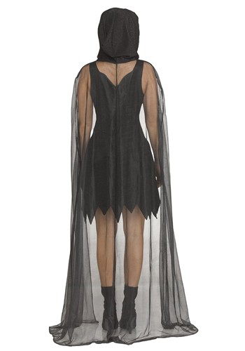 Women's Lady Black Ghost Face 30th Anniversary Costume | Scream Costumes