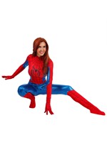 Womens Spider-Man Zentai Suit Costume (SM4) Alt 1
