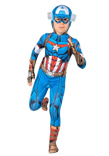 Kids Captain America Zentai Costume
