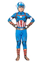 Kids Captain America Zentai Costume Alt 7