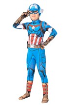 Kids Captain America Zentai Costume Alt 5