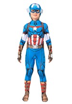 Kids Captain America Zentai Costume Alt 5