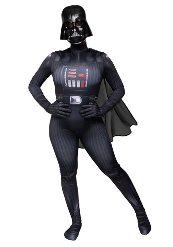 Womens Zentai Suit Darth Vader Costume