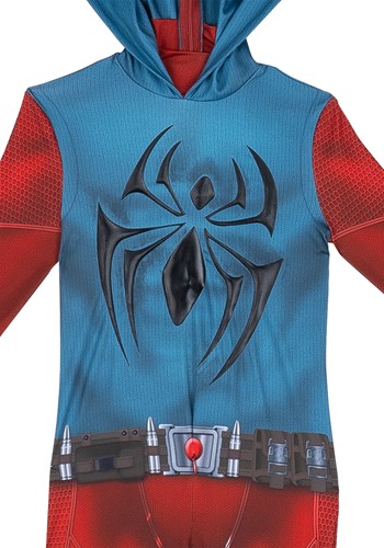 Boy's Scarlet Spider Gaming Zentai Suit Costume | Marvel Costumes