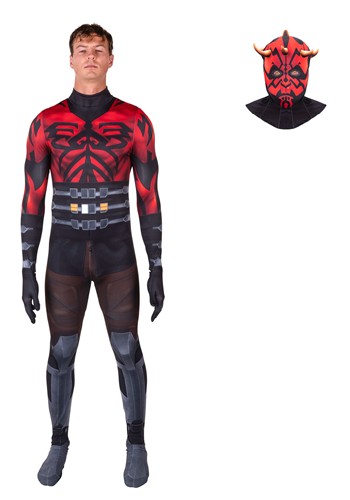 Men's Darth Maul Zentai Suit Costume | Star Wars Costumes