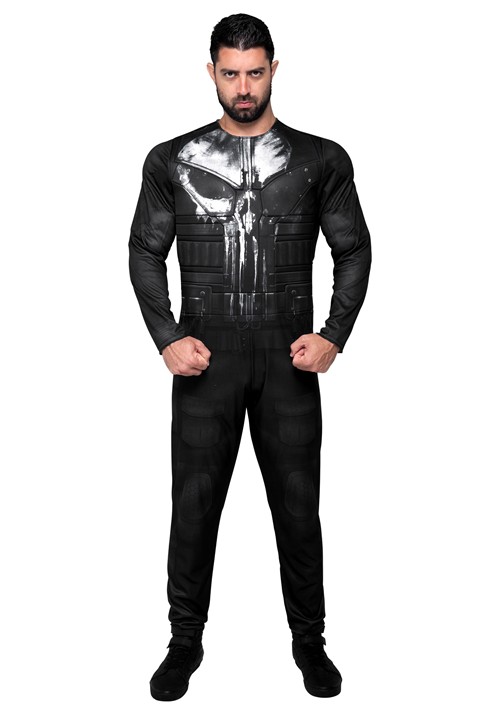 Mens Marvel The Punisher Qualux Costume