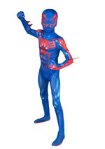 Boys Zentai Suit SpiderMan 2099 PS5 Gaming Costume Alt 3