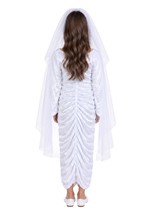Girls White Medieval Dress with Cape Alt 1