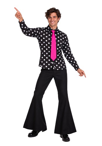 Mens Disco Heat Shirt Tie