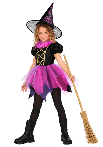 Girls Witch of Fairyland Costume Dress
