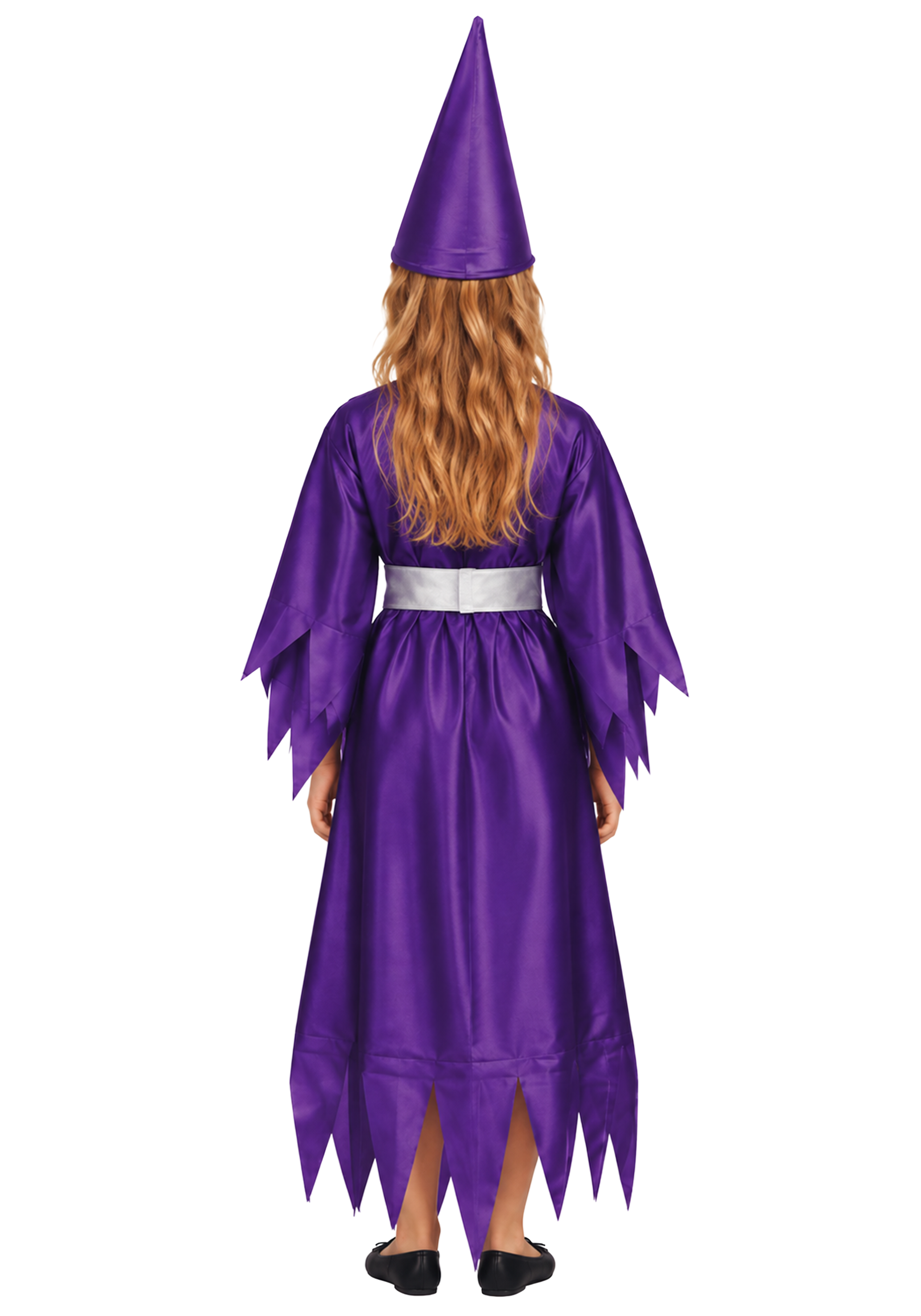 Girl's Purple Merlina Wizard Costume Robe | Wizard Costumes
