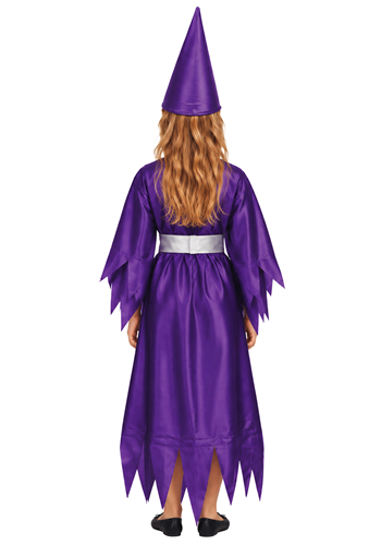 Girl's Purple Merlina Wizard Costume Robe | Wizard Costumes