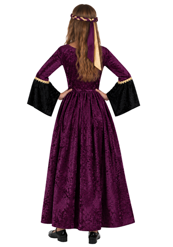Girl's Purple Renaissance Maiden Costume Dress | Renaissance Costumes