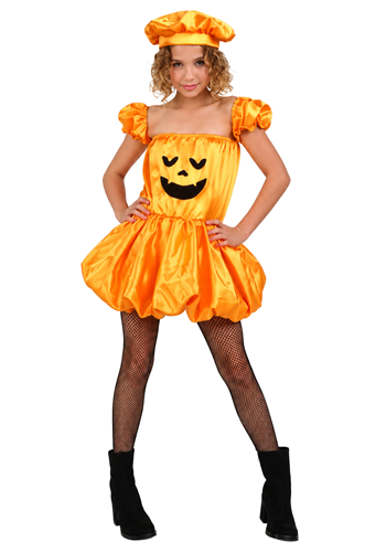Girls Pumpkin Patch Costume Dress