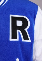 Mens Blue Letterman Jacket Costume Alt 5