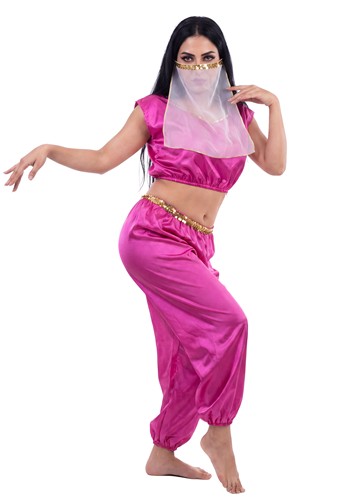 Womens Pink Harem Girl Costume