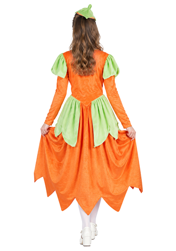 Girl's Orange Pumpkin Patches Costume Dress | Pumpkin Costumes