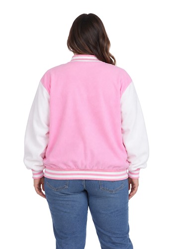 Plus Size Letterman Pink Jacket Costume for Women | Sports Costumes
