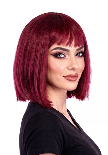 Women's Burgundy Barbara Ann Bob Costume Wig | Adult Wigs