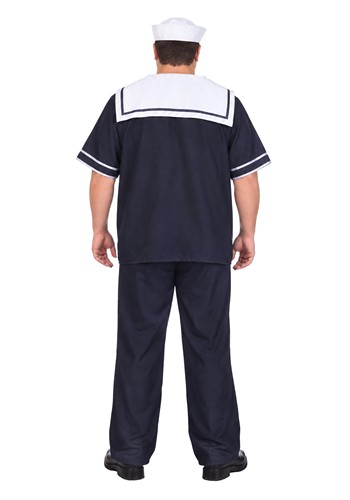 Plus Size Sailor Man Blue Costume for Men | Uniform Costumes