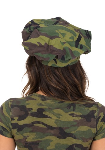 Adult Army Camouflage Beret Costume Accessory | Army Accessories