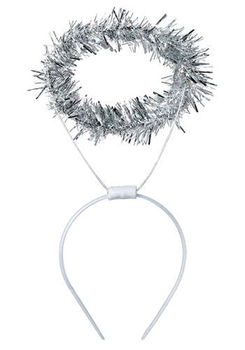 Child/Adult Angel's Tinsel Silver Halo Accessory | Angel Accessories