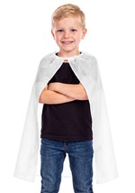 Kids White Superhero Costume Cape