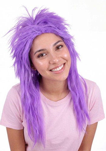 Adult Purple Punk Costume Wig