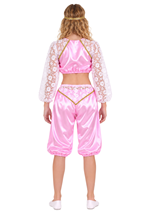 Girls Pink Magic Genie Costume Alt 1