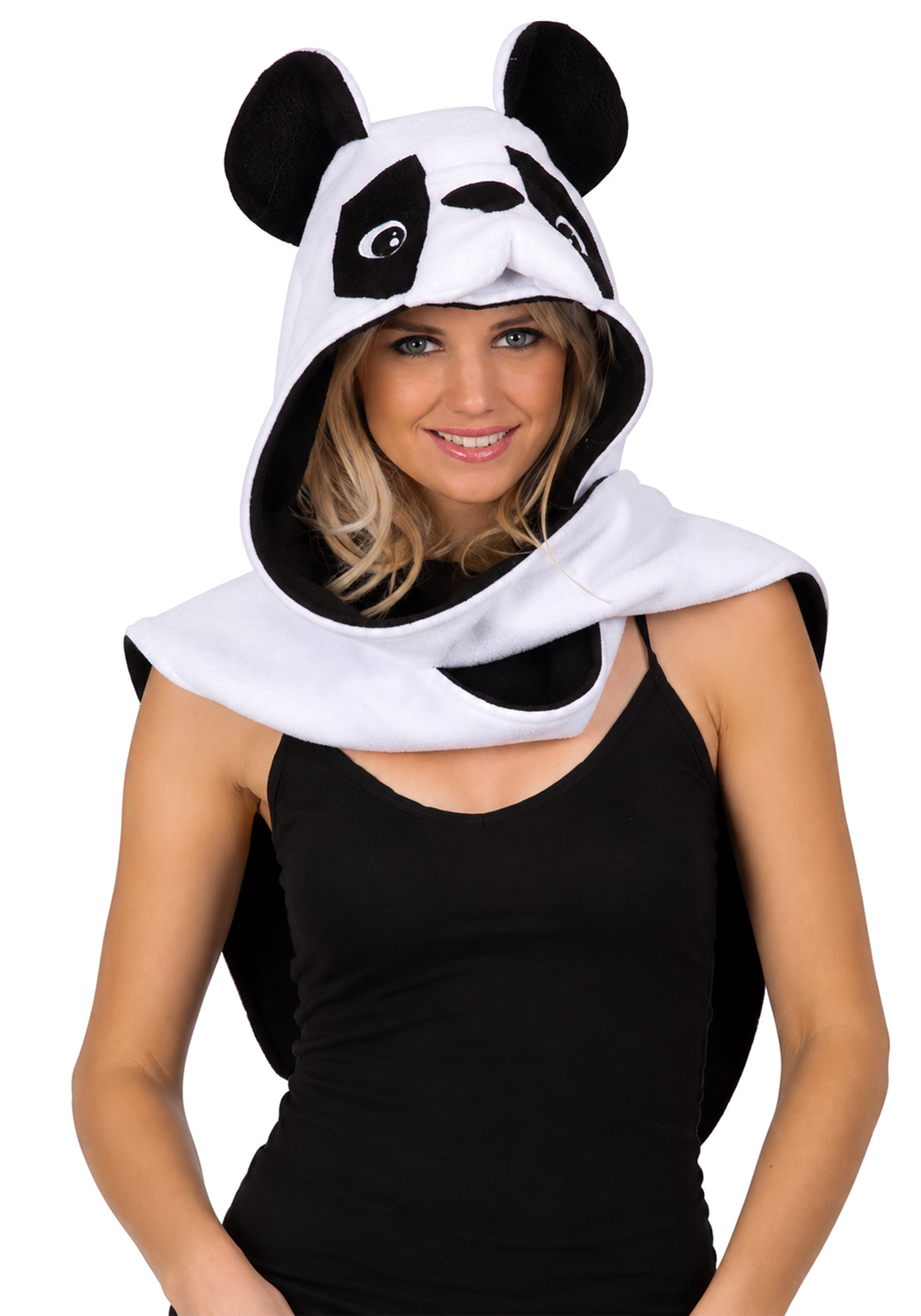 Adult Parker the Panda Hood and Scarf Set | Panda Accessories
