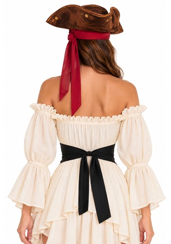 Black Pirate Cummerbund Costume Accessory | Pirate Accessories
