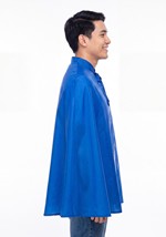 Adult Blue Superhero Costume Cape Alt 3