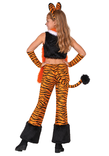 Girl's Tiger Rock Star Costume | Animal Costumes