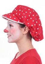 Red Giant Clown Costume Hat with White Dots Alt 2