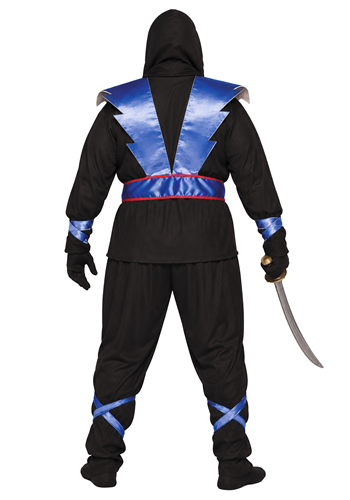 Plus Size Blue Ninja Master Armor Costume for Men | Ninja Costumes