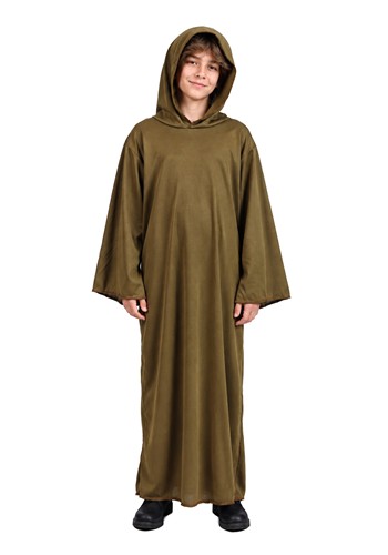 Kids Monk Olive Colored Costume Robe