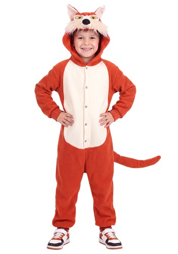 Kids Red Fox Onesie Costume