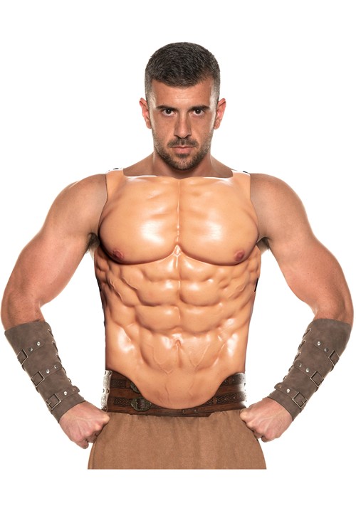 Adult Muscle Chest Costume Plate Accessory