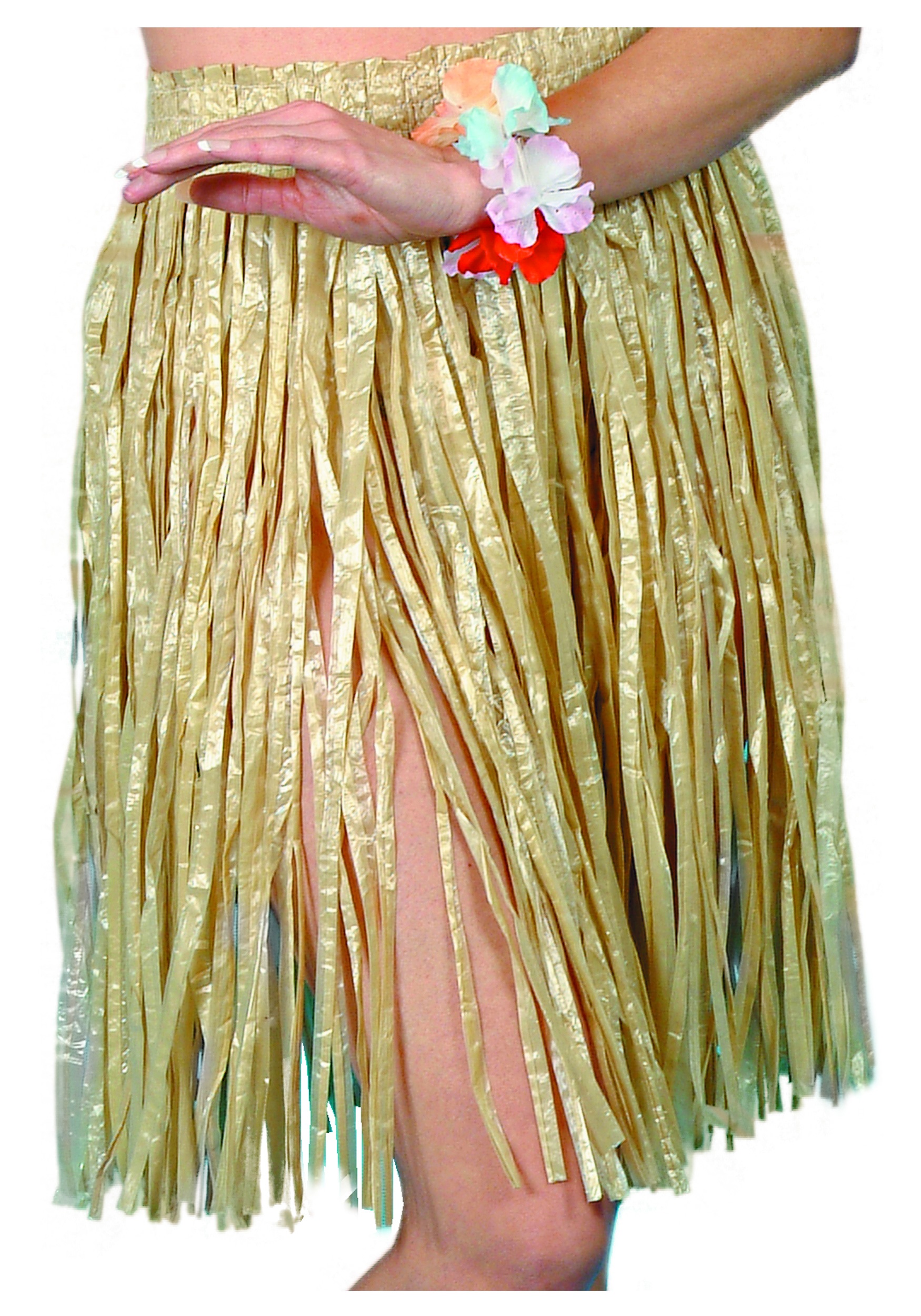gold hula skirt