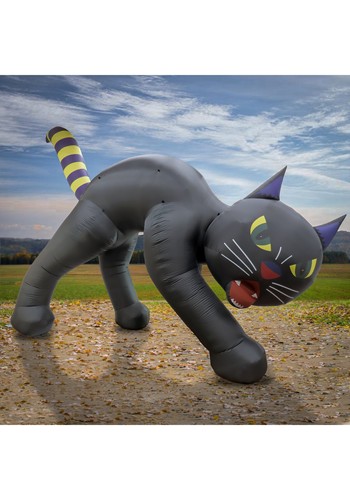 Inflatable Halloween Black Cat Decoration
